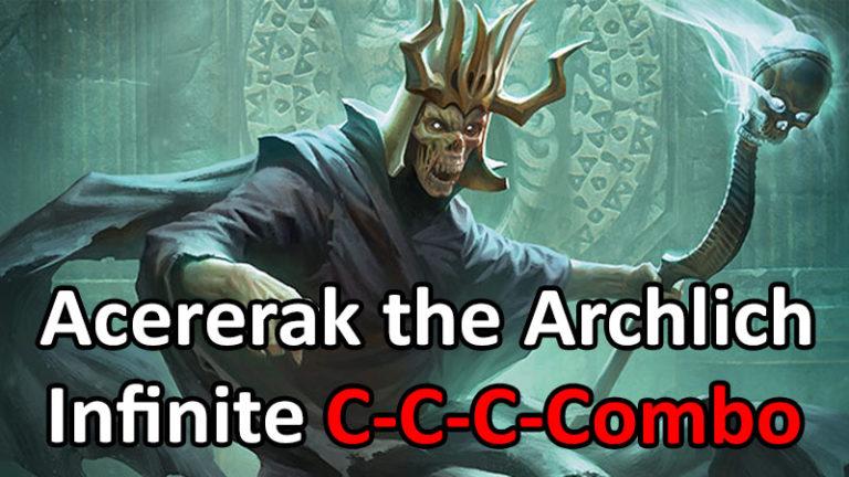 5x Awesome Acererak the Archlich Combo Plays for MTG