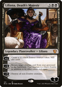 Card image of Liliana, Death's Majesty. #5 on the list of best black Planeswalkers.