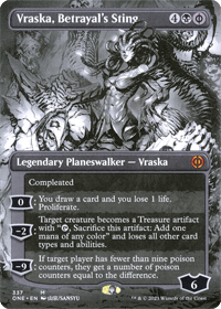 Card image of Vrask, Betrayal's Sting. #6 on the list of best black Planeswalkers.