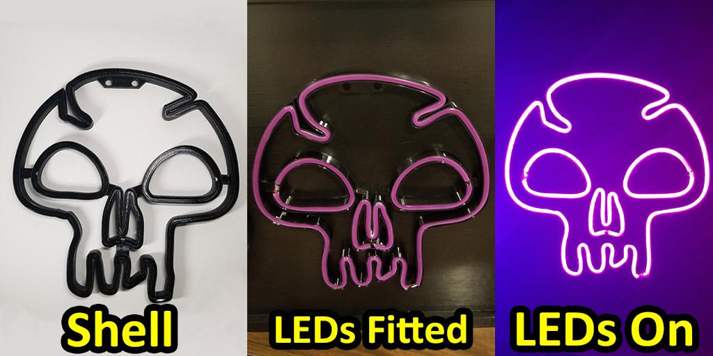DIY 3D Printed Light: Make Your Own 3D Printed Neon Sign